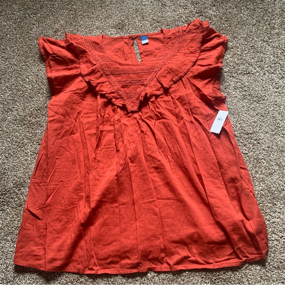 NWT Old Navy Peasant Boho Blouse Top Large